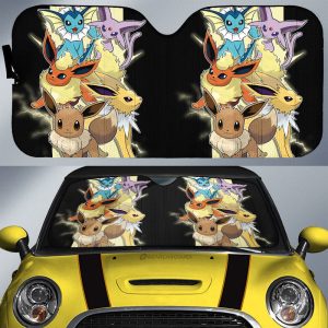 Eevee Car Sunshade Custom Car Accessories For Fans