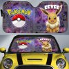 Eevee Car Sunshade Custom Galaxy Manga Style