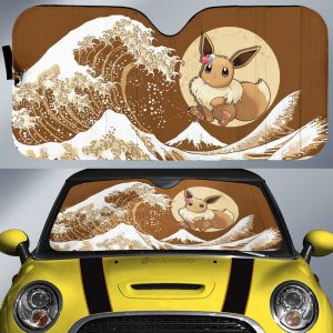 Eevee Car Sunshade Custom Pokemon Car Accessories