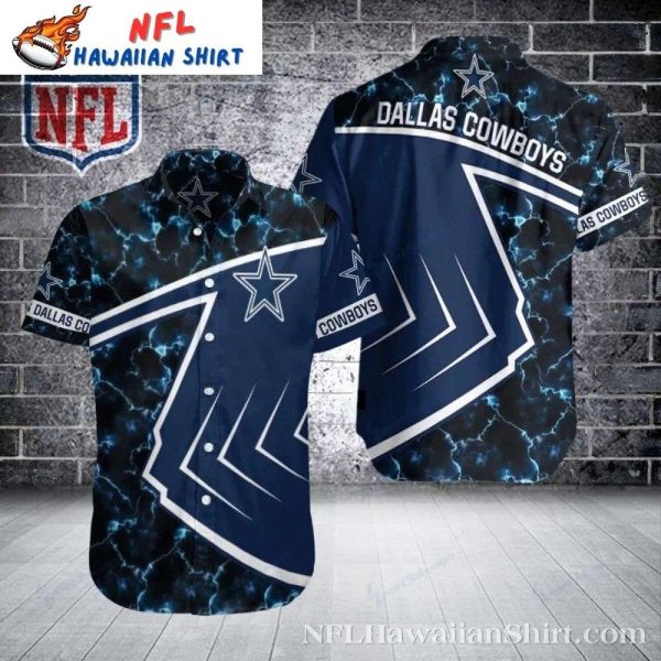 Electric Storm Dallas Cowboys Hawaiian Shirt