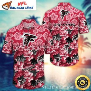 Elegant Atlanta Falcons Blossom NFL Hawaiian Shirt