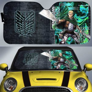 Erwin Smith Car Sunshade Custom Attack On Titan Car Accessories