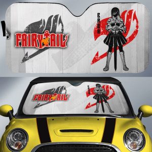 Erza Scarlet Car Sunshade Custom Car Accessories