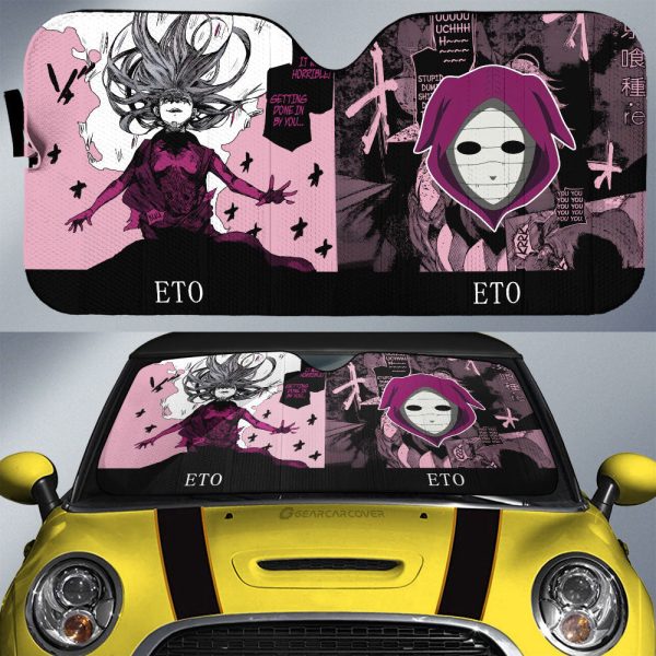 Eto Car Sunshade Custom Tokyo Ghoul Anime Car Interior Accessories