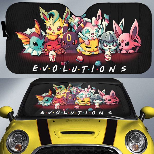 Evolutions Mashup Car Sunshade Custom Car Accessories