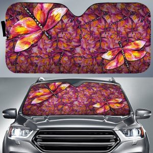 Exotic Dragonfly Car Sunshade Custom Car Accessories