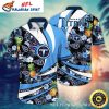 Exotic Pineapple Fruits And Stripes – Tennessee Titans Hawaiian Shirt