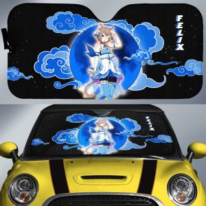 Ferris Felix Car Sunshade Custom Re:Zero Anime Car Accessories