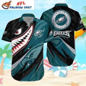 Fierce Eagle Strike Philadelphia Eagles Tropical Hawaiian Shirt