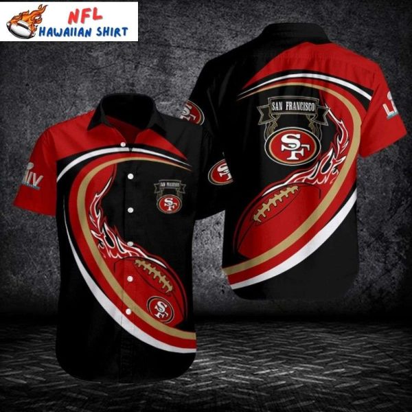 Fiery Flight San Francisco 49ers Aloha Shirt – Phoenix Wing Pattern