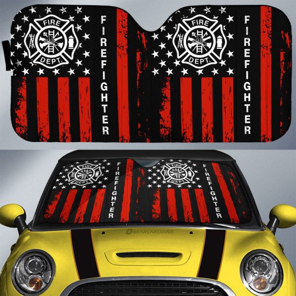 Firefighter Car Sunshade Custom Car Accessories