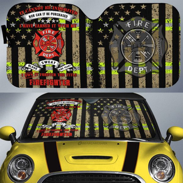 Firefighter Car Sunshade Custom Car Accessories