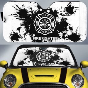 Firefighter Car Sunshade Custom Car Accessories