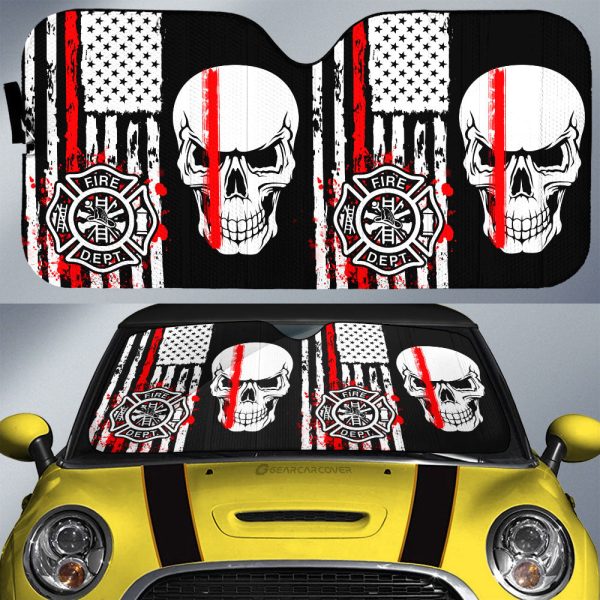 Firefighter Car Sunshade Custom Car Accessories