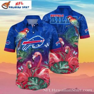 Flamingo And Tropical Flower – NFL Buffalo Bills Hawaiian Shirt