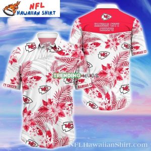 Floral Blitz Kansas City Chiefs Hawaiian Shirt