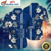 Floral Field Blue And White Indianapolis Colts Hawaiian Shirt