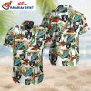 Floral Skull Fantasy Las Vegas Raiders Men’s Hawaiian Shirt