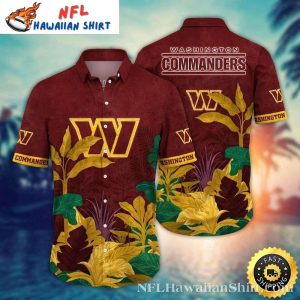 Forest Foliage – Commanders Nature-Inspired Aloha Shirt