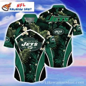 Forest Jets – New York Jets Hawaiian Shirt With Nature’s Touch