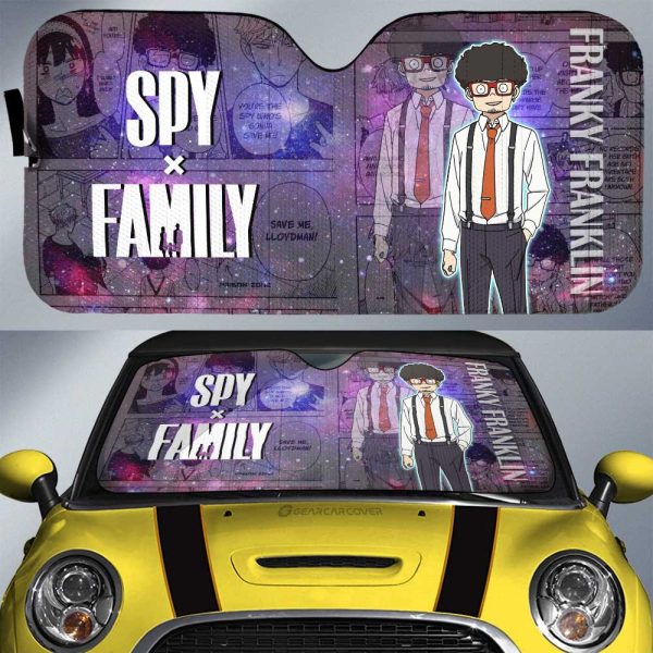 Franky Franklin Car Sunshade Custom Car Accessories Manga Galaxy Style