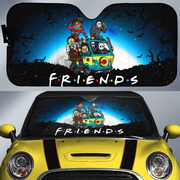 Friends Horror Mashup Car Sunshade Custom Car Accessories