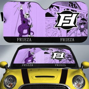 Frieza Car Sunshade Custom Dragon Ball Anime Manga Color Style