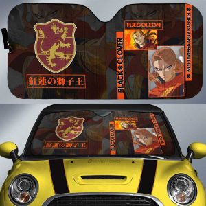 Fuegoleon Vermillion Car Sunshade Custom