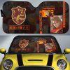 Fuegoleon Vermillion Car Sunshade Custom Black Clover Anime