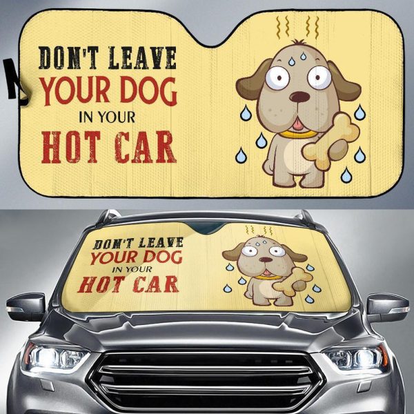 Funny Dog Car Sunshade Custom Car Interior Accessories