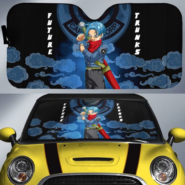 Future Trunks Car Sunshade Custom Anime Dragon Ball Car Accessories