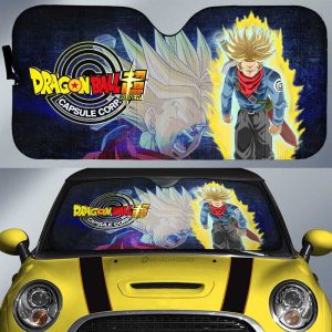 Future Trunks Car Sunshade Custom Dragon Ball Anime Car Interior Accessories