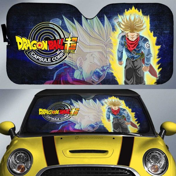 Future Trunks Car Sunshade Custom Dragon Ball Anime Car Interior Accessories