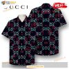 GC Black Clothing Clothes Outfit Gucci For Men Women Hawaiian Shirt