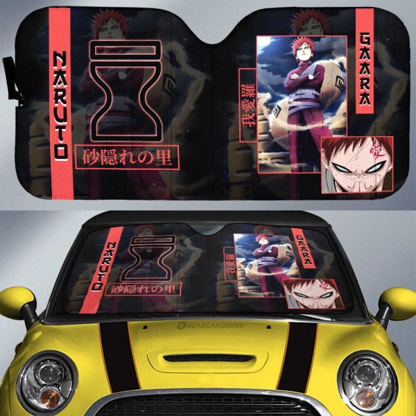 Gaara Car Sunshade Custom Anime Car Accessories