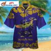 Galactic Ravens Baby Yoda Hawaiian Shirt – Cosmic Baltimore Ravens Fan Gear