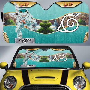 Gamahiro Render Car Sunshade Custom Anime Car Interior Accessories