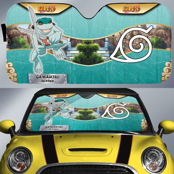 Gamahiro Render Car Sunshade Custom Anime Car Interior Accessories