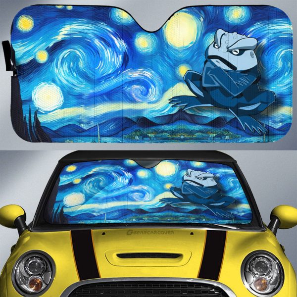 Gamakichi Car Sunshade Custom Starry Night Styles