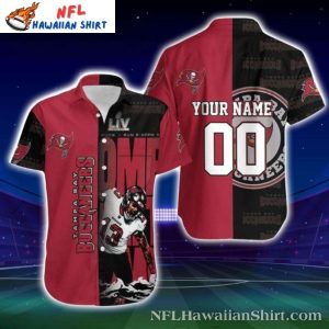 Gameday Rush – Personalized Buccaneers Red Zone Hawaiian Shirt