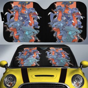 Garchomp Car Sunshade Custom Car Accessories For Fans