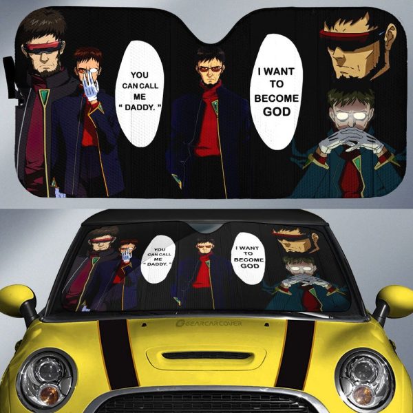 Gendo Ikari Car Sunshade Custom NGE