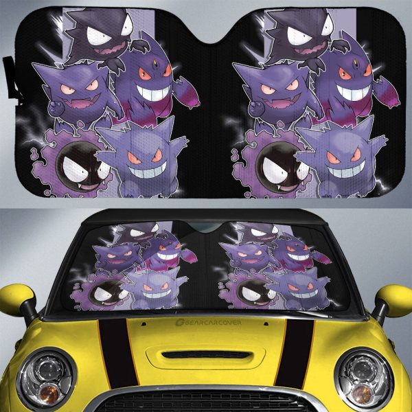 Gengar Car Sunshade Custom Car Accessories For Fans