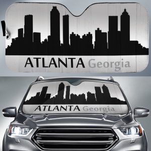 Georgia Atlanta Skyline Car Sunshade Custom Car Accessories