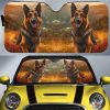 German Shepherd Car Sunshade Custom Car Accessories