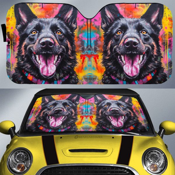 German Shepherd Car Sunshade Custom Car Accessories