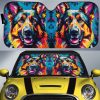 German Shepherd Car Sunshade Custom Car Accessories