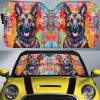 German Shepherd Car Sunshade Custom Car Accessories