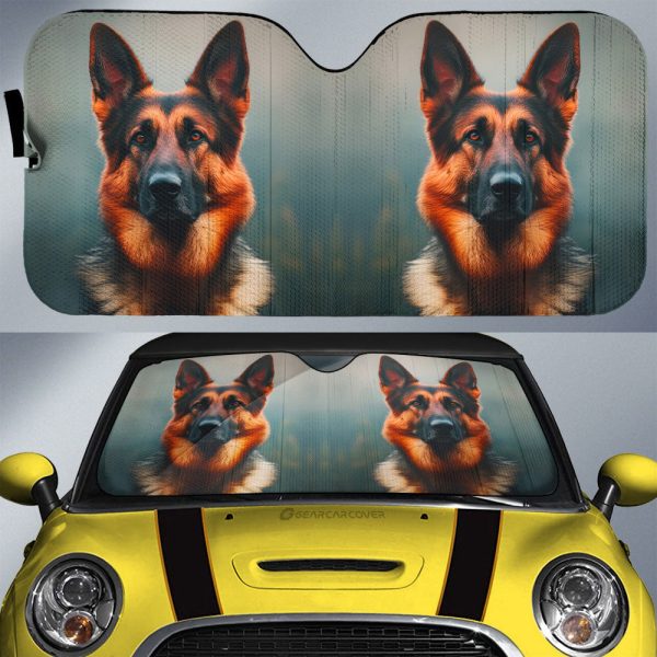 German Shepherd Car Sunshade Custom Car Accessories