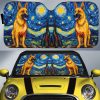 German Shepherd Car Sunshade Custom Car Accessories